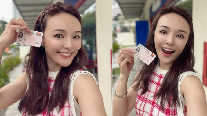 My new identity and life journey’: Apple Hong celebrates receiving Singapore citizenship