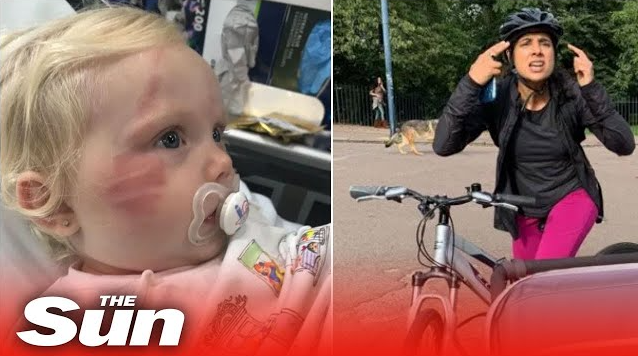 Woman Confronts Cyclist Who Collides with Child at Pedestrian Crossing