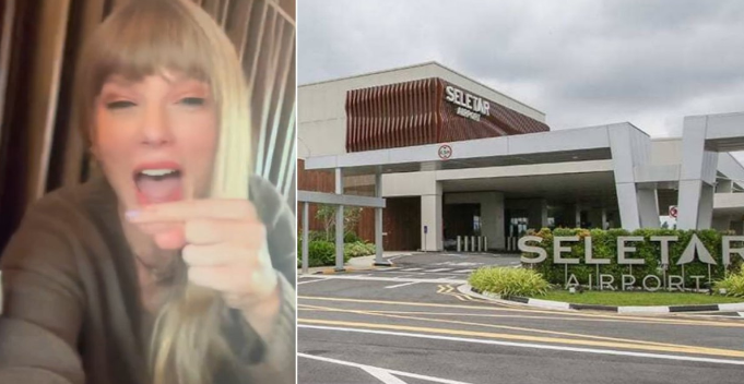 Taylor Swift Arrives in Singapore Ahead of The Eras Tour