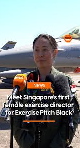 “Singapore’s First Female Exercise Director Leads Air Force at Exercise Pitch Black “