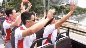 Rain or Shine: Singaporeans Celebrate Their Olympians in Joyful Parade