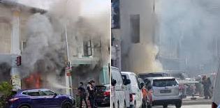 Fire Breaks Out at Little India Shophouse, Damages Vehicle and Nearby Businesses